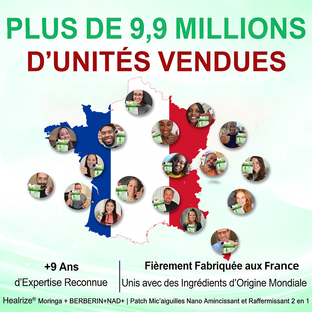 【DERNIER JOUR DE PROMO 80% DE RÉDUCTION】📢 Healrize® Moringa · Berbérine × NAD+ 10-en-1 Patch Nano Microneedle Avancé 🔬 7 Patchs par Boîte · Approvisionnement pour 1 Semaine