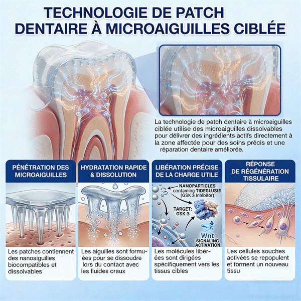 𝐆𝐚𝐫𝐚𝐠𝐞𝐋𝐢𝐧𝐞®®🇫🇷🦷 Bandes buccales Tideglusib à dissolution rapide pour la réparation des dents et des gencives 😁 (Favorise la réparation dentaire et aide à soulager l'inconfort des gencives ainsi que d'autres problèmes bucco-dentaires courants)
