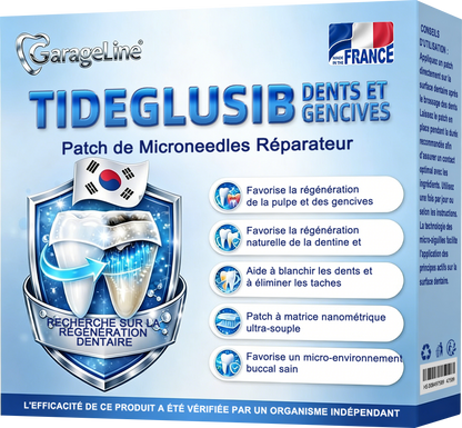 𝐆𝐚𝐫𝐚𝐠𝐞𝐋𝐢𝐧𝐞®®🇫🇷🦷 Bandes buccales Tideglusib à dissolution rapide pour la réparation des dents et des gencives 😁 (Favorise la réparation dentaire et aide à soulager l'inconfort des gencives ainsi que d'autres problèmes bucco-dentaires courants)