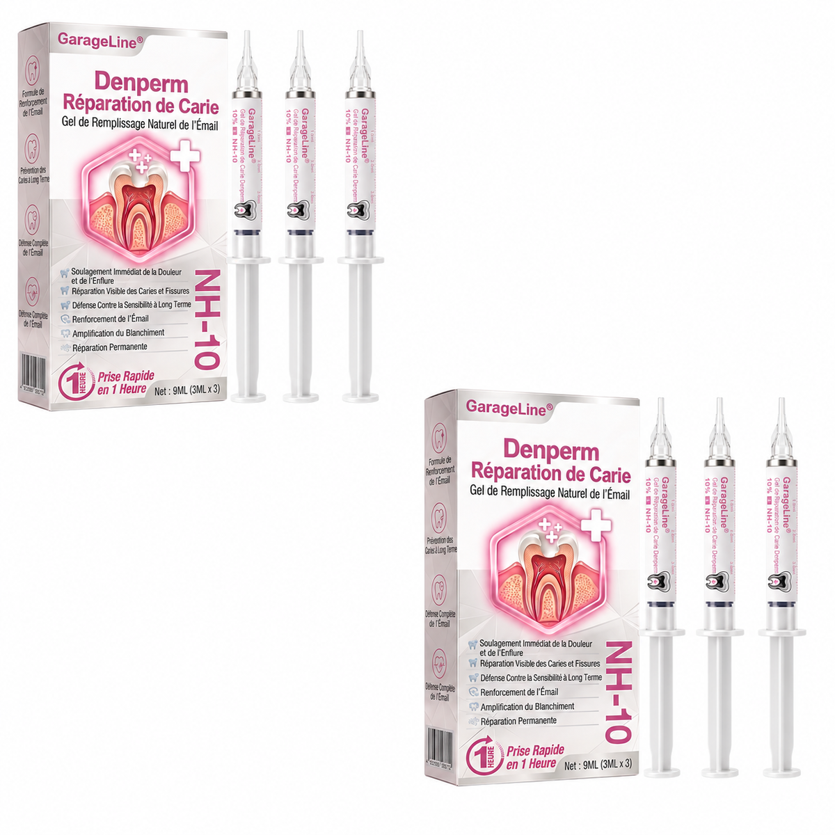 🇫🇷GarageLine® DenPerm🏆— Gel Réparateur de l’Émail Naturel pour Caries, Dents Sensibles & Émail Fragilisé
