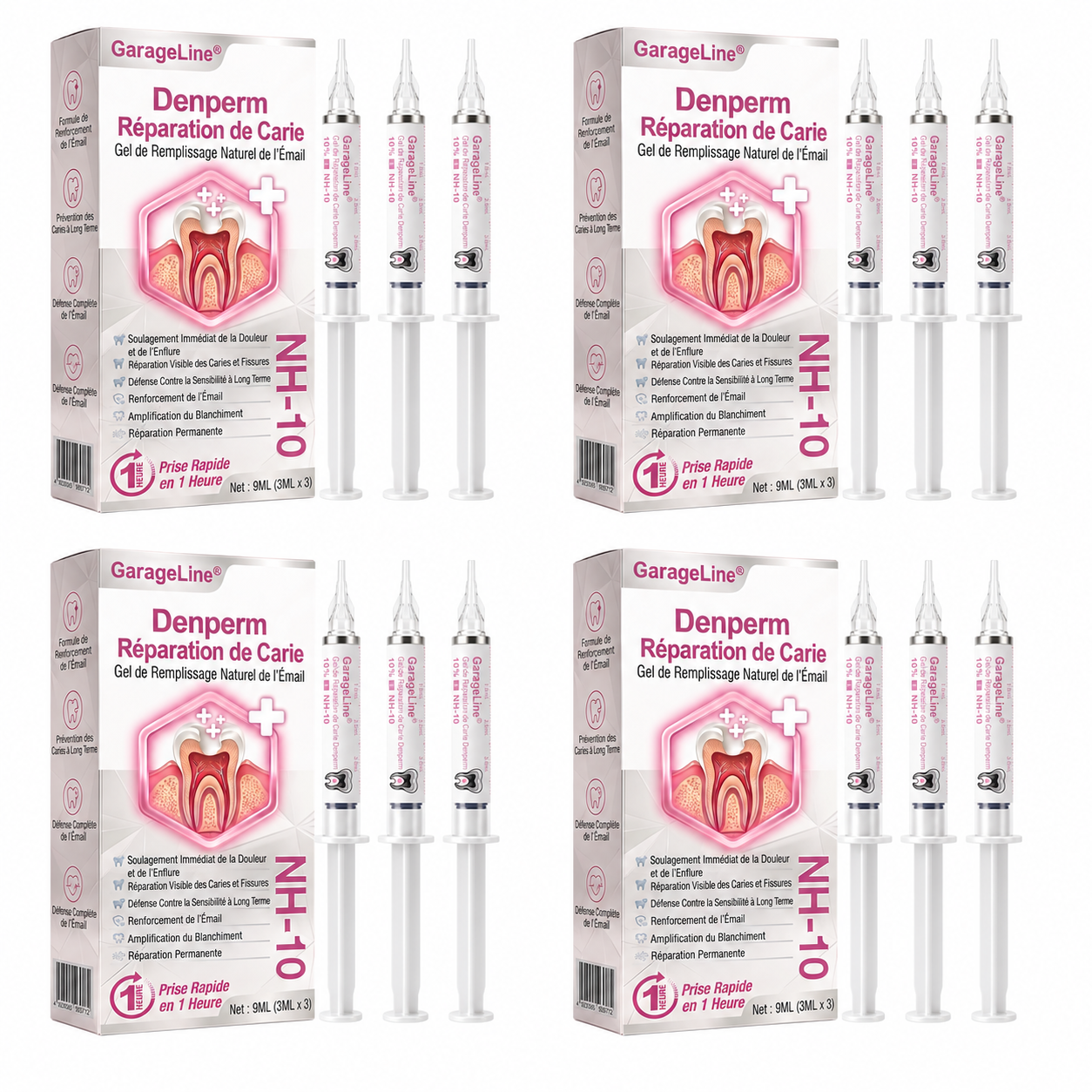4 boîtes 🪥Renforcement de toutes les dents