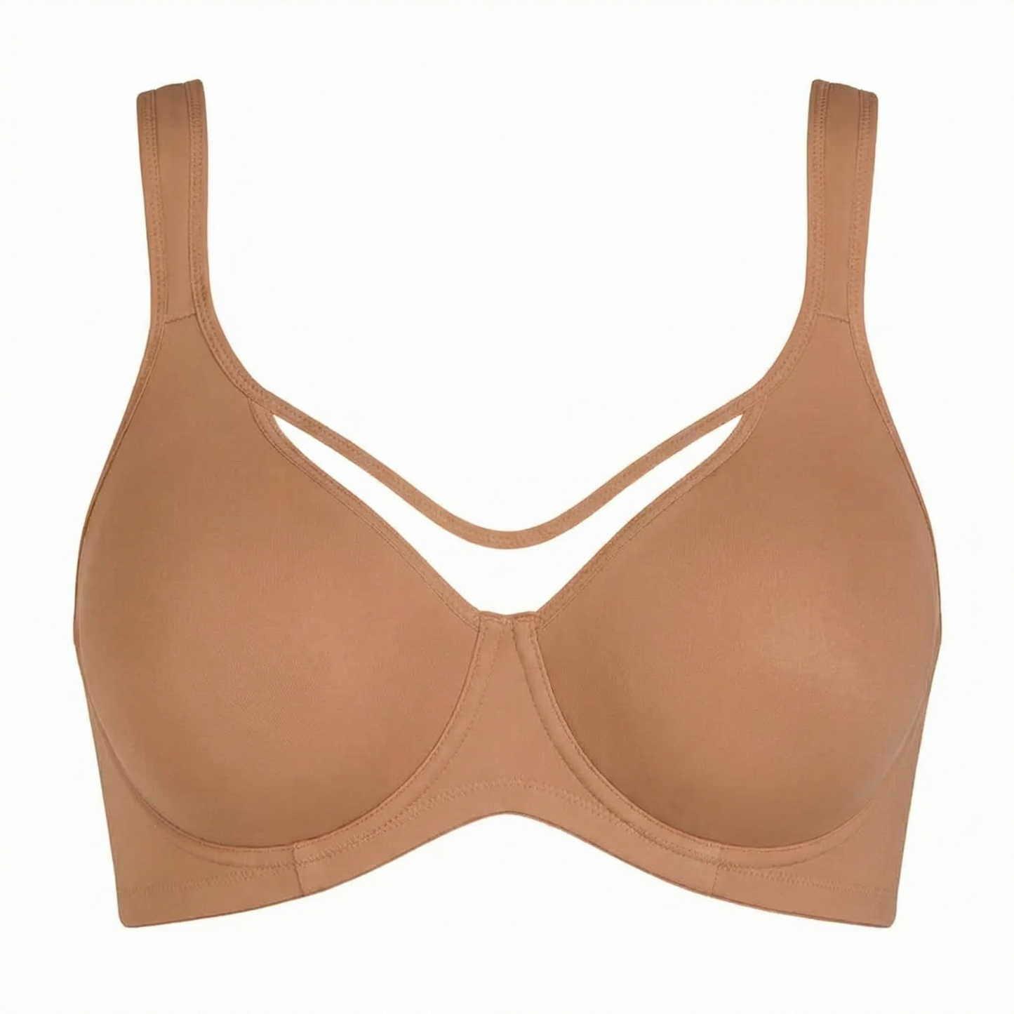 🏆LUCKYSONG® Offre spéciale dernier jour💐Soutien-gorge élégant et transparent à couvrance totale pour femmes grandes tailles - Noir