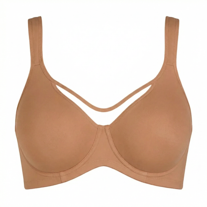 🏆LUCKYSONG® Offre spéciale dernier jour💐Soutien-gorge élégant et transparent à couvrance totale pour femmes grandes tailles - Noir