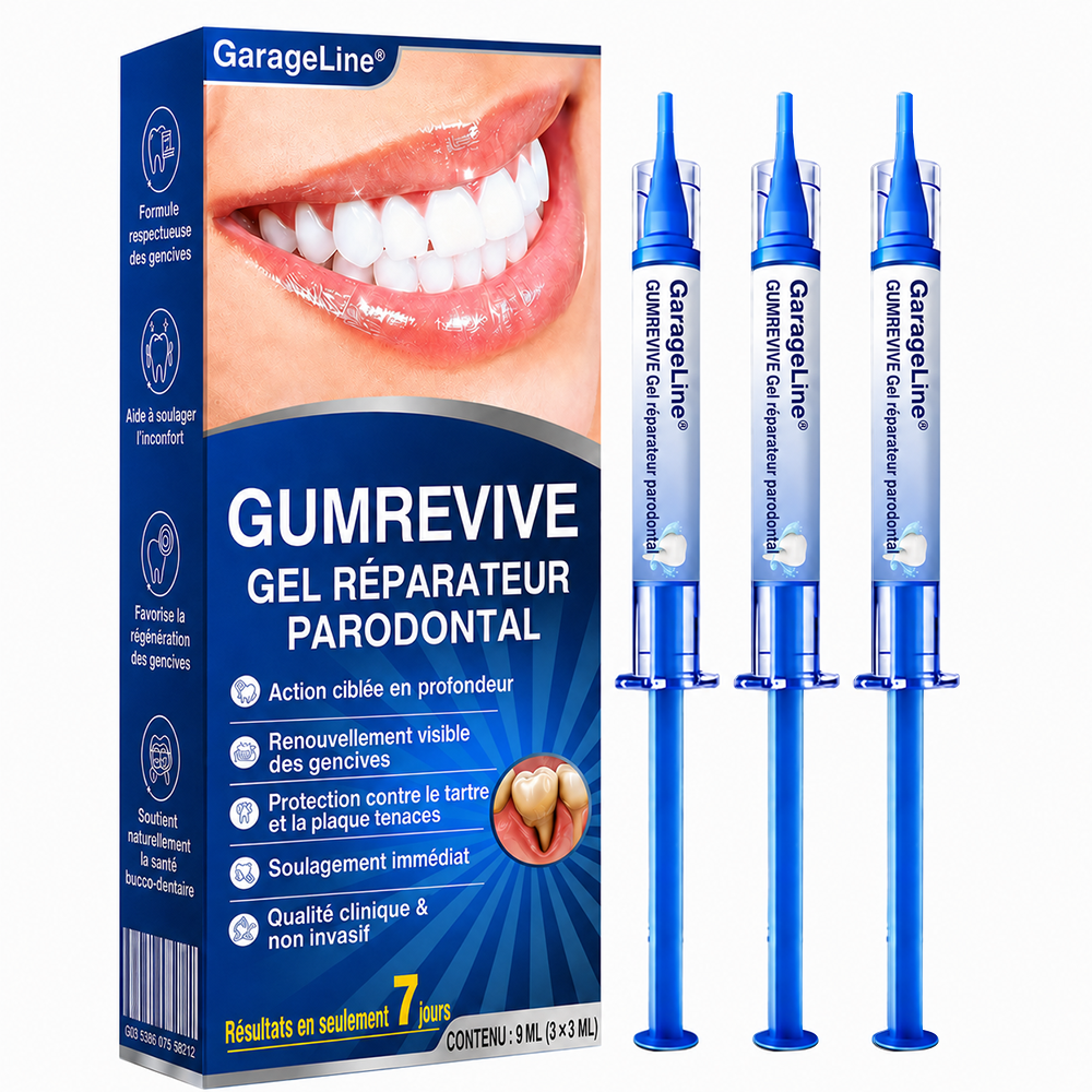 🧑‍⚕️🍃🦷GarageLine® GumRevive Gel réparateur parodontal