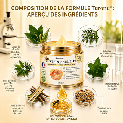 Turonu®💐 traitement avancé au venin d'abeille contre les verrues et les imperfections cutanées 👨‍⚕️ Inspiré de la science dermatologique | Soin ciblé à domicile