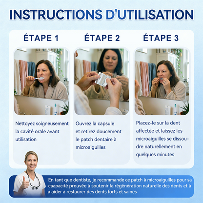 𝐆𝐚𝐫𝐚𝐠𝐞𝐋𝐢𝐧𝐞®®🇫🇷🦷 Bandes buccales Tideglusib à dissolution rapide pour la réparation des dents et des gencives 😁 (Favorise la réparation dentaire et aide à soulager l'inconfort des gencives ainsi que d'autres problèmes bucco-dentaires courants)
