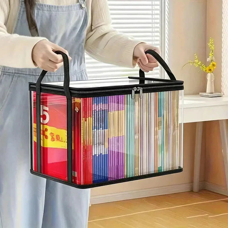 ⏳Dernier jour : achetez-en 2, le 3e offert !!💕 Sac de rangement transparent SVOZK® – grand, anti-poussière et humidité, avec poignée✨ Idéal pour vêtements, jouets, livres, peluches et plus encore ! 🧸📚👕🧦
