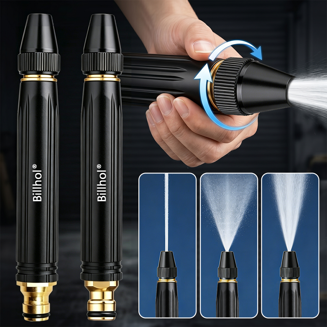 🚗50 % de réduction — Dernier jour丨Billhol® 🏆Pistolet à eau haute pression pour lavage de voiture à domicile, indispensable pour arroser les plantes et les légumes, ainsi que pour laver la voiture.👍💦