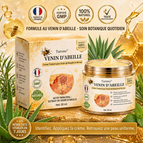 Turonu®💐 traitement avancé au venin d'abeille contre les verrues et les imperfections cutanées 👨‍⚕️ Inspiré de la science dermatologique | Soin ciblé à domicile