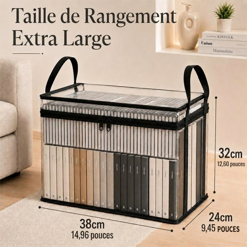 ⏳Dernier jour : achetez-en 2, le 3e offert !!💕 Sac de rangement transparent SVOZK® – grand, anti-poussière et humidité, avec poignée✨ Idéal pour vêtements, jouets, livres, peluches et plus encore ! 🧸📚👕🧦