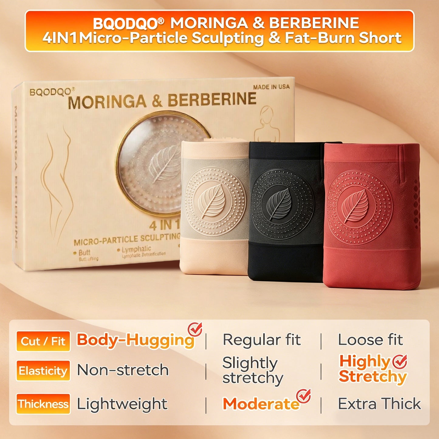 🤸🏻‍♀️Boutique officielle de la marque | 🇫🇷 BQODQO® 2026 – Short sculptant et brûle-graisse 8-en-1 aux microparticules (Moringa & Berbérine)