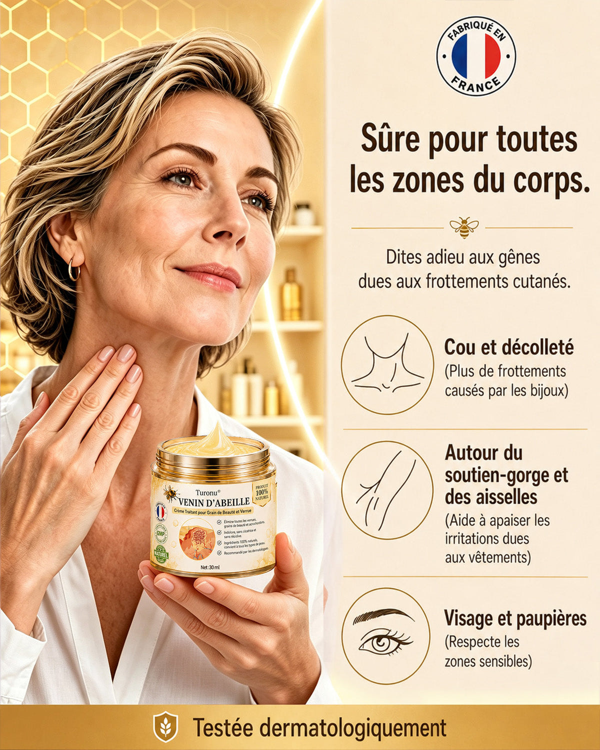 Turonu®💐 traitement avancé au venin d'abeille contre les verrues et les imperfections cutanées 👨‍⚕️ Inspiré de la science dermatologique | Soin ciblé à domicile