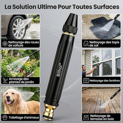🚗50 % de réduction — Dernier jour丨Billhol® 🏆Pistolet à eau haute pression pour lavage de voiture à domicile, indispensable pour arroser les plantes et les légumes, ainsi que pour laver la voiture.👍💦