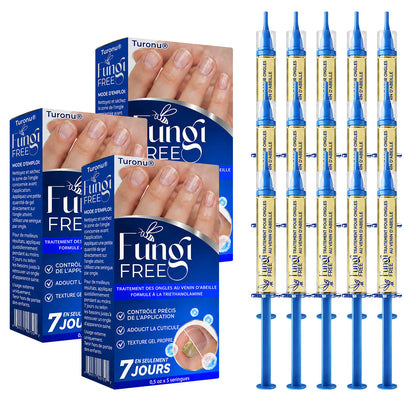 🇫🇷 Turonu® FungiFree 🐝 Soin Intensif contre les Mycoses, les Ongles Jaunis, Épais et Cassants ✨