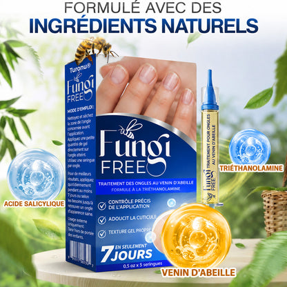🇫🇷 Turonu® FungiFree 🐝 Soin Intensif contre les Mycoses, les Ongles Jaunis, Épais et Cassants ✨
