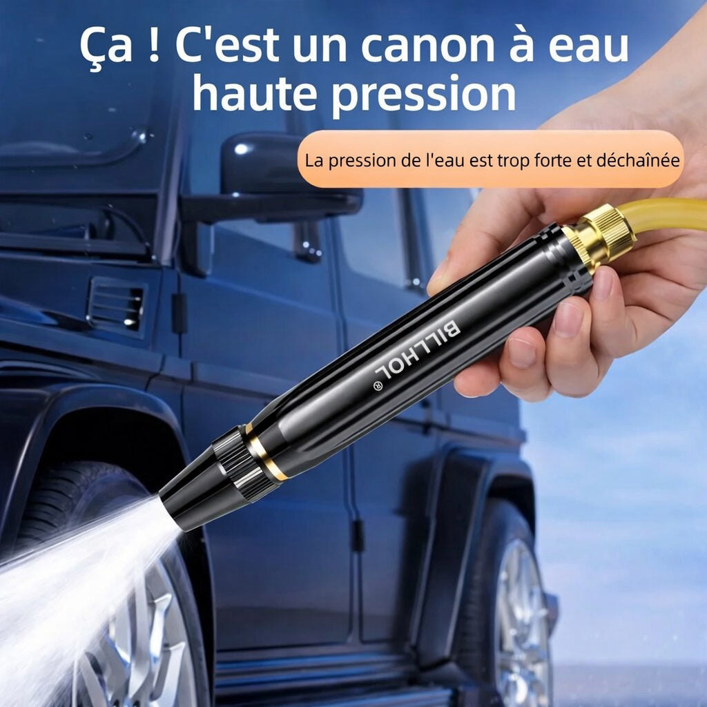 🐾 Dernier jour ! Prix le plus bas : seulement 5.7£ ! Pistolet à eau haute pression Billhol® 🏆 pour le lavage de voiture à domicile, indispensable pour arroser les plantes et les légumes, et laver sa voiture. 👍💦