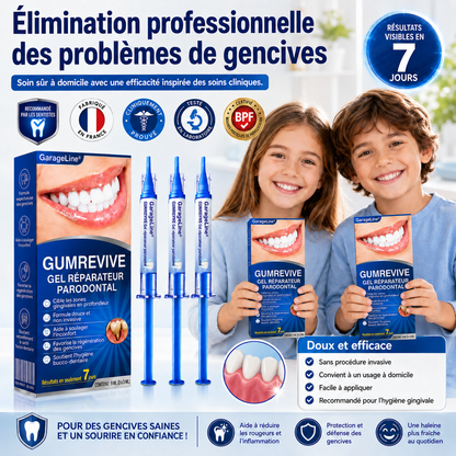 🇫🇷👶GarageLine® GumRevive – Le Gel Avancé pour des Gencives Plus Saines et un Sourire Éclatant