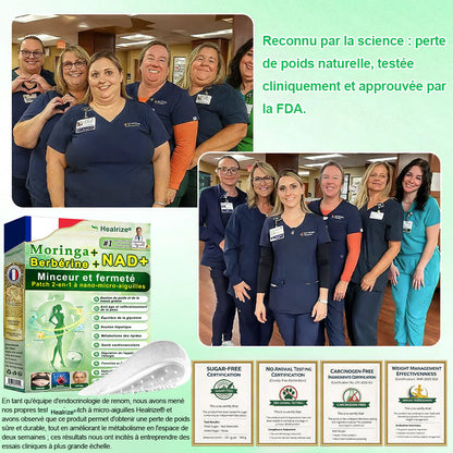 【DERNIER JOUR DE PROMO 80% DE RÉDUCTION】🔬 Healrize® Moringa · Berbérine × NAD+ Patch 10-en-1 Avancé à Nano-microaiguilles 📦 7 Patchs par Boîte · Approvisionnement pour 1 Semaine