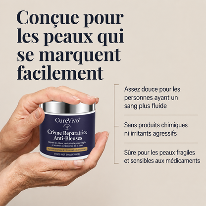 💥 Plus de 100 000 exemplaires vendus 💕 - CureVivo® Crème Réparatrice Anti-Bleus & Fortifiante