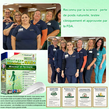 【DERNIER JOUR DE PROMO 80% DE RÉDUCTION】🩺Healrize® Moringa · Berbérine × NAD+ Patch 10-en-1 Avancé à Nano-microaiguilles 🔬 7 Patchs par Boîte · Approvisionnement pour 1 Semaine
