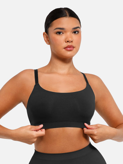 🏆LUCKYSONG® Soutien-gorge invisible sans armatures à encolure carrée pour tous les jours