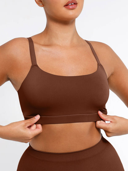 🏆LUCKYSONG® Soutien-gorge invisible sans armatures à encolure carrée pour tous les jours