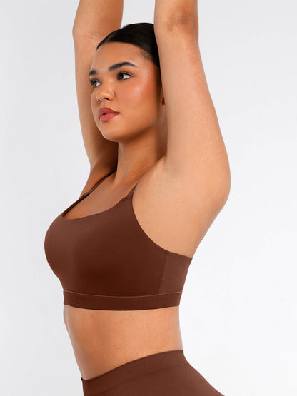 🏆LUCKYSONG® Soutien-gorge invisible sans armatures à encolure carrée pour tous les jours