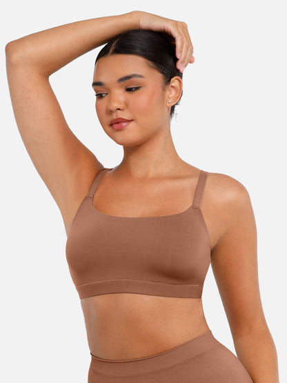 🏆LUCKYSONG® Soutien-gorge invisible sans armatures à encolure carrée pour tous les jours