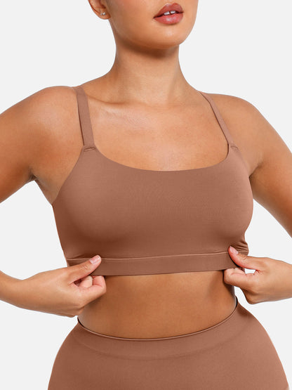 🏆LUCKYSONG® Soutien-gorge invisible sans armatures à encolure carrée pour tous les jours