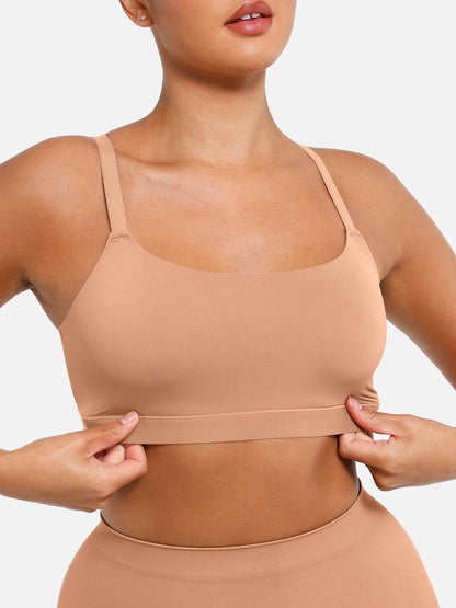 🏆LUCKYSONG® Soutien-gorge invisible sans armatures à encolure carrée pour tous les jours