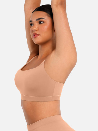 🏆LUCKYSONG® Soutien-gorge invisible sans armatures à encolure carrée pour tous les jours