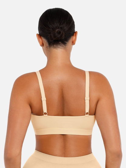 🏆LUCKYSONG® Soutien-gorge invisible sans armatures à encolure carrée pour tous les jours