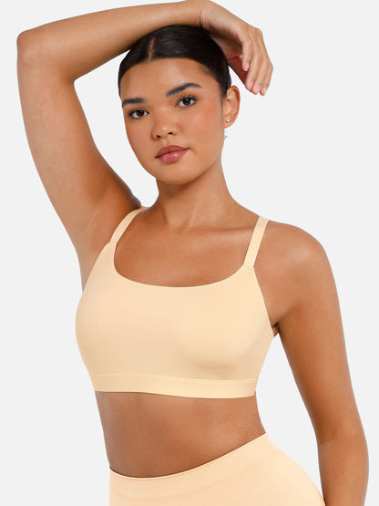 🏆LUCKYSONG® Soutien-gorge invisible sans armatures à encolure carrée pour tous les jours