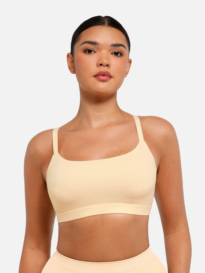 🏆LUCKYSONG® Soutien-gorge invisible sans armatures à encolure carrée pour tous les jours