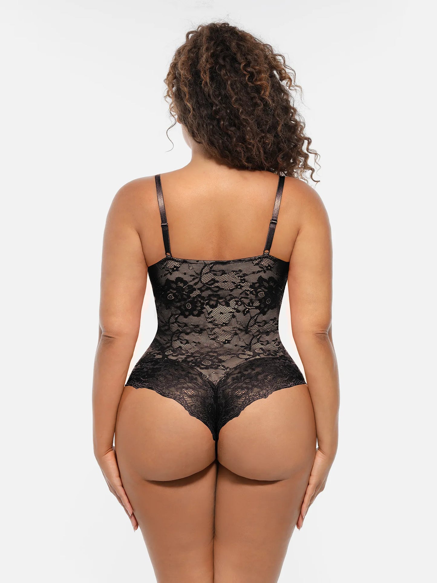 🏆LUCKYSONG® Body gainant ventre plat double couche en dentelle