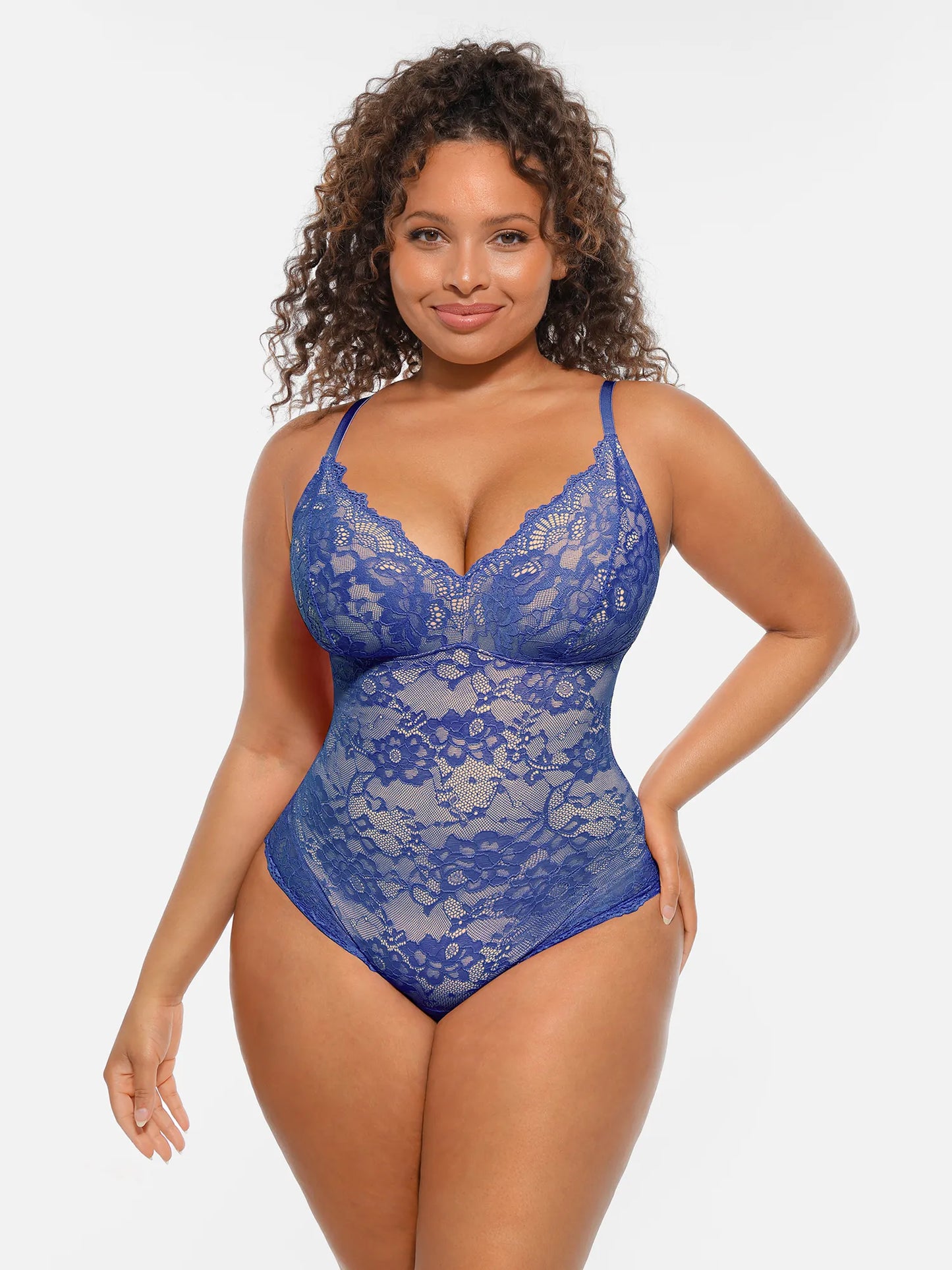 🏆LUCKYSONG® Body gainant ventre plat double couche en dentelle