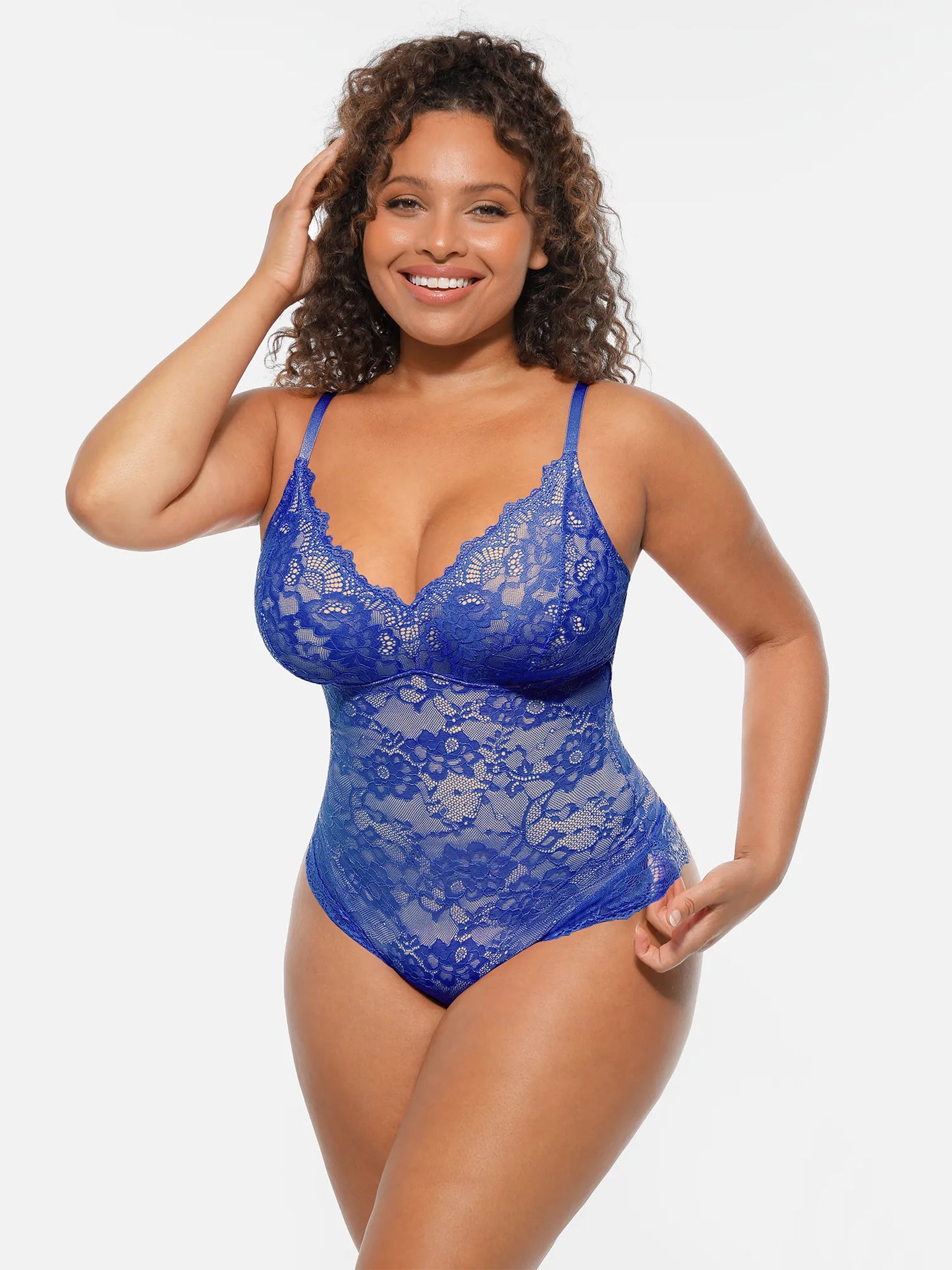 🏆LUCKYSONG® Body gainant ventre plat double couche en dentelle