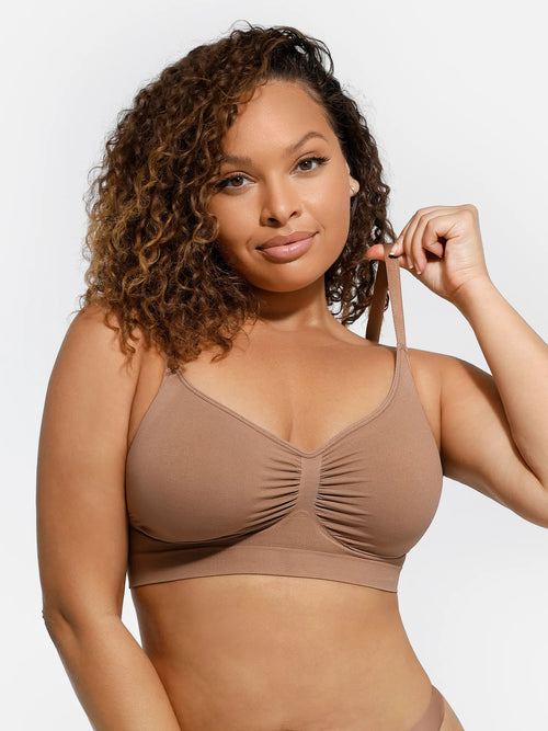 🏆LUCKYSONG® Soutien-gorge sans armatures, souple et sans doublure, idéal au quotidien