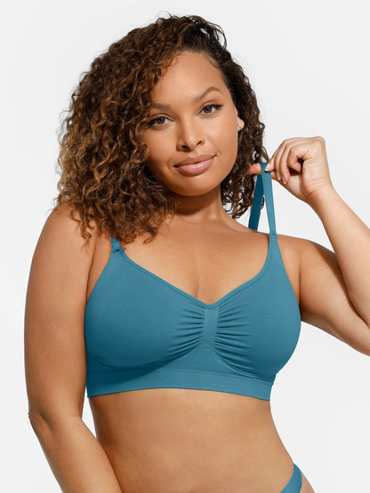 🏆LUCKYSONG® Soutien-gorge sans armatures, souple et sans doublure, idéal au quotidien
