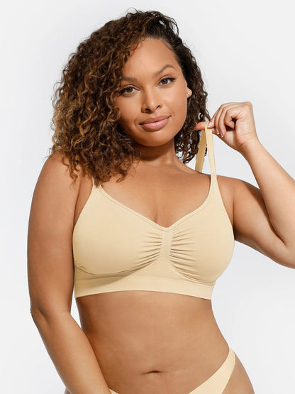 🏆LUCKYSONG® Soutien-gorge sans armatures, souple et sans doublure, idéal au quotidien