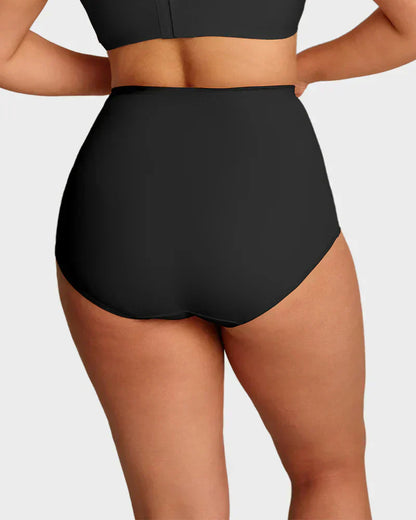 🌸 LUCKYSONG® Dernier jour ! 1 paquet acheté, 3 offerts ! ✨ Culottes gainantes taille haute croisées grandes tailles