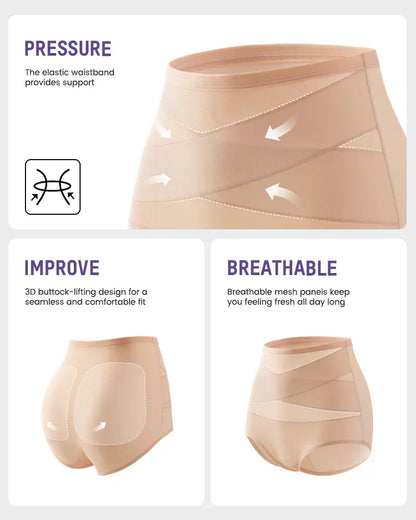 🌸 LUCKYSONG® Dernier jour ! 1 paquet acheté, 3 offerts ! ✨ Culottes gainantes taille haute croisées grandes tailles