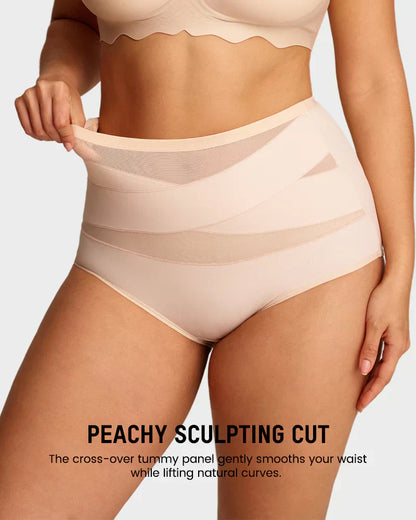 🌸 LUCKYSONG® Dernier jour ! 1 paquet acheté, 3 offerts ! ✨ Culottes gainantes taille haute croisées grandes tailles