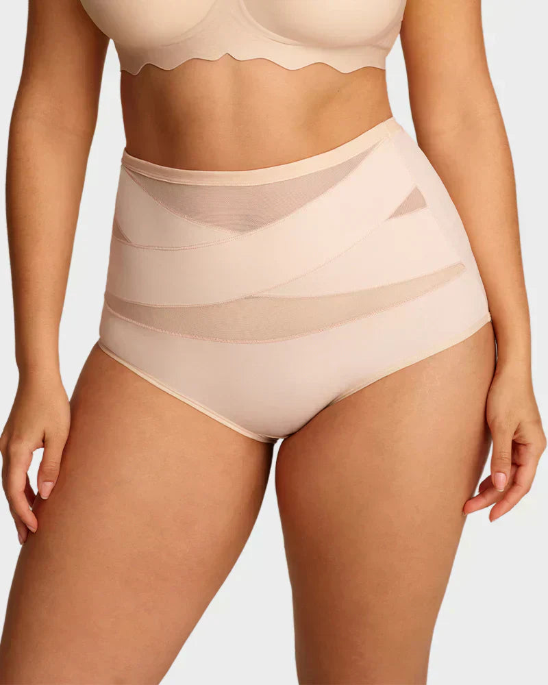 🌸 LUCKYSONG® Dernier jour ! 1 paquet acheté, 3 offerts ! ✨ Culottes gainantes taille haute croisées grandes tailles