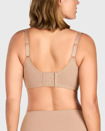 🏆LUCKYSONG® Offre spéciale dernier jour💐Soutien-gorge élégant et transparent à couvrance totale pour femmes grandes tailles - Noir