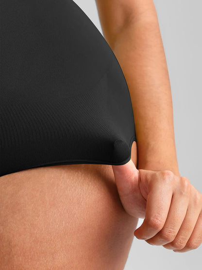 🏆LUCKYSONG® Body sans coutures à col rond, ultra-doux, idéal au quotidien