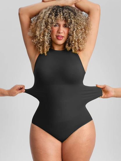 🏆LUCKYSONG® Body sans coutures à col rond, ultra-doux, idéal au quotidien