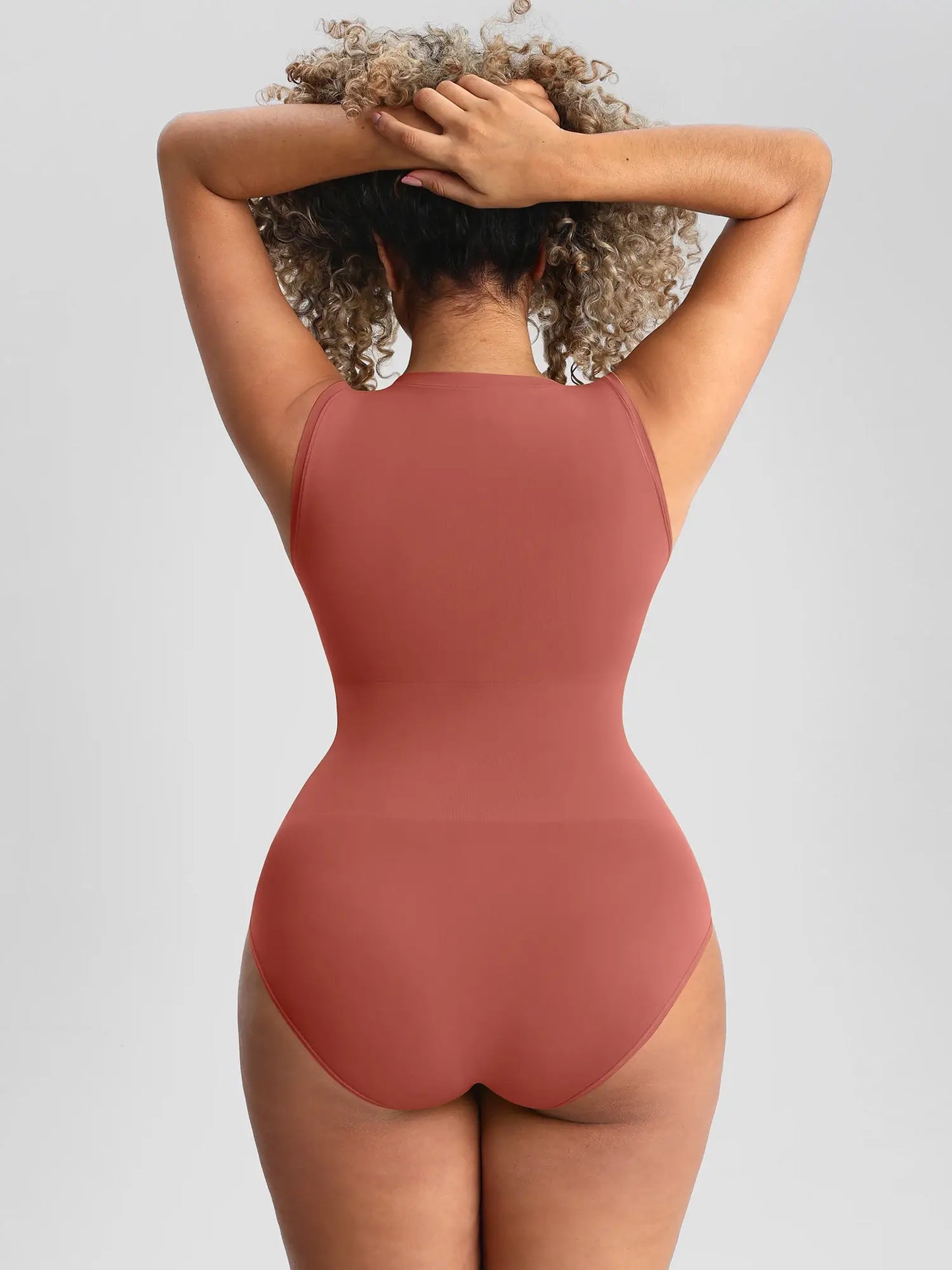 🏆LUCKYSONG® Body sans coutures à col rond, ultra-doux, idéal au quotidien