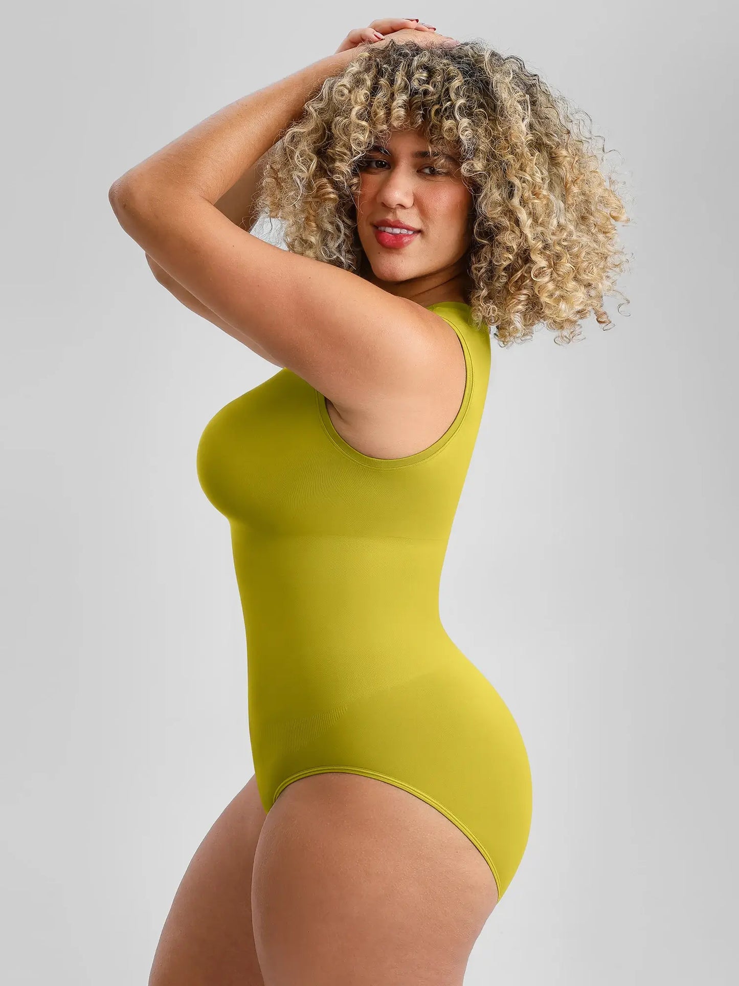🏆LUCKYSONG® Body sans coutures à col rond, ultra-doux, idéal au quotidien