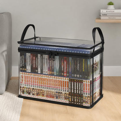 ⏳Dernier jour : achetez-en 2, le 3e offert !!💕 Sac de rangement transparent SVOZK® – grand, anti-poussière et humidité, avec poignée✨ Idéal pour vêtements, jouets, livres, peluches et plus encore ! 🧸📚👕🧦